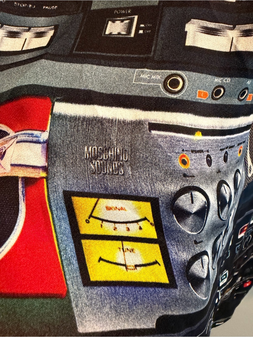 MOSCHINO Couture Stereo Print Blouse - Picture 11 of 12